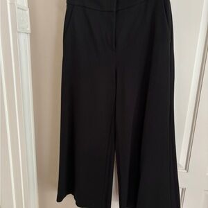 Boden Classic Black Women's Ponte Wide Legged Culotte Pants